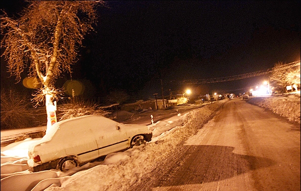 تصاویر دیدنی بارش برف و کولاک در گلستان و اردبیل